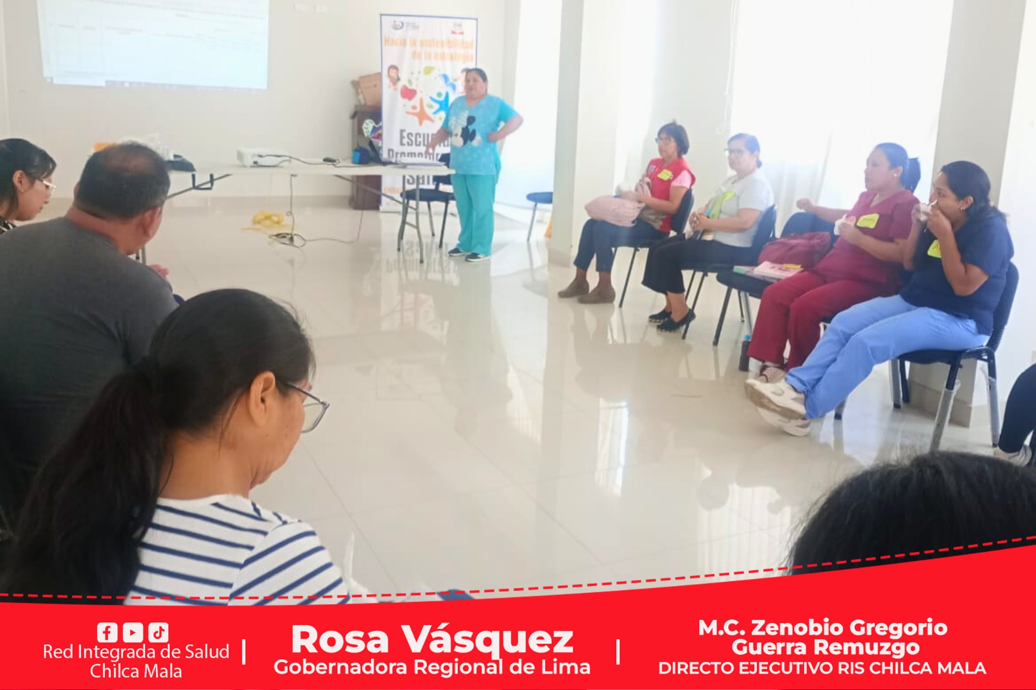 RIS Chilca Mala realiza Taller de Fortalecimiento sobre la Estrategia de Escuelas Promotoras de Salud