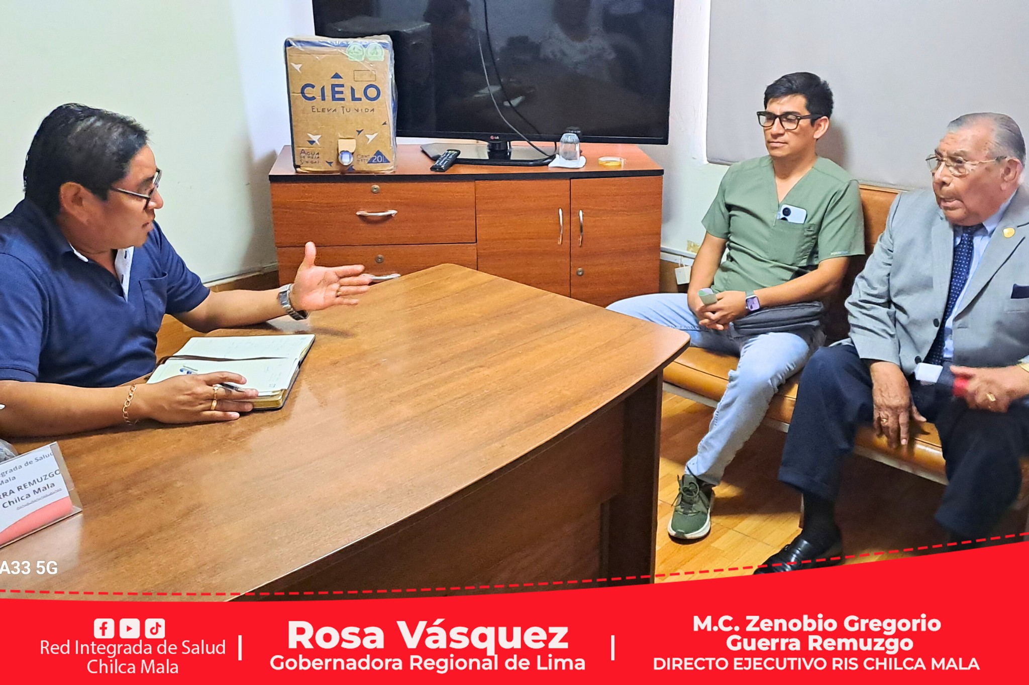 RIS Chilca Mala aborda el estado situacional del Centro de Salud de Chilca y destaca el compromiso de la sociedad civil organizada