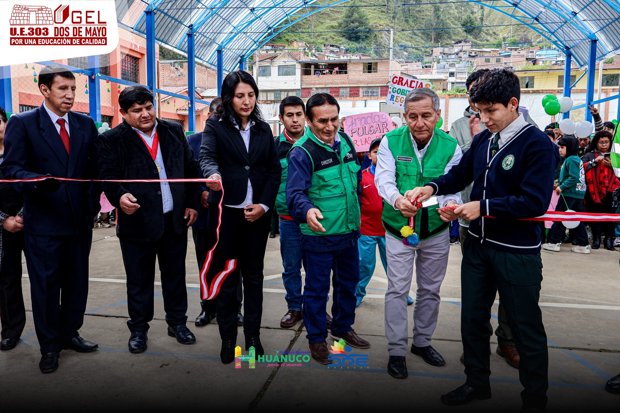 Inauguran Techos Duros Desmontables para las Instituciones Educativas.