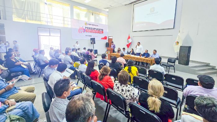 9O%  del Presupuesto Participativo es destinado para obras de infraestructura