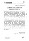 Vista preliminar de documento COMUNICADO RESULTADOS FINALES_PUERTO INCA