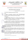 Vista preliminar de documento RESOLUCIÓN DE ALCALDÍA N° 145-2025-MDC-A