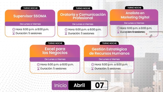 El Instituto Peruano de Negocios, te invita a participar de nuestra convocatoria de los cursos de empleabilidad