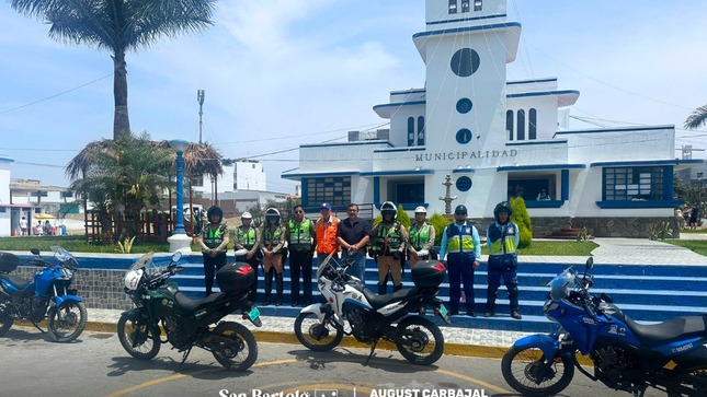 La Municipalidad de San Bartolo realizó un operativo con la PNP, Serenazgo e Inspectores de Transporte para reforzar la seguridad y prevenir accidentes.