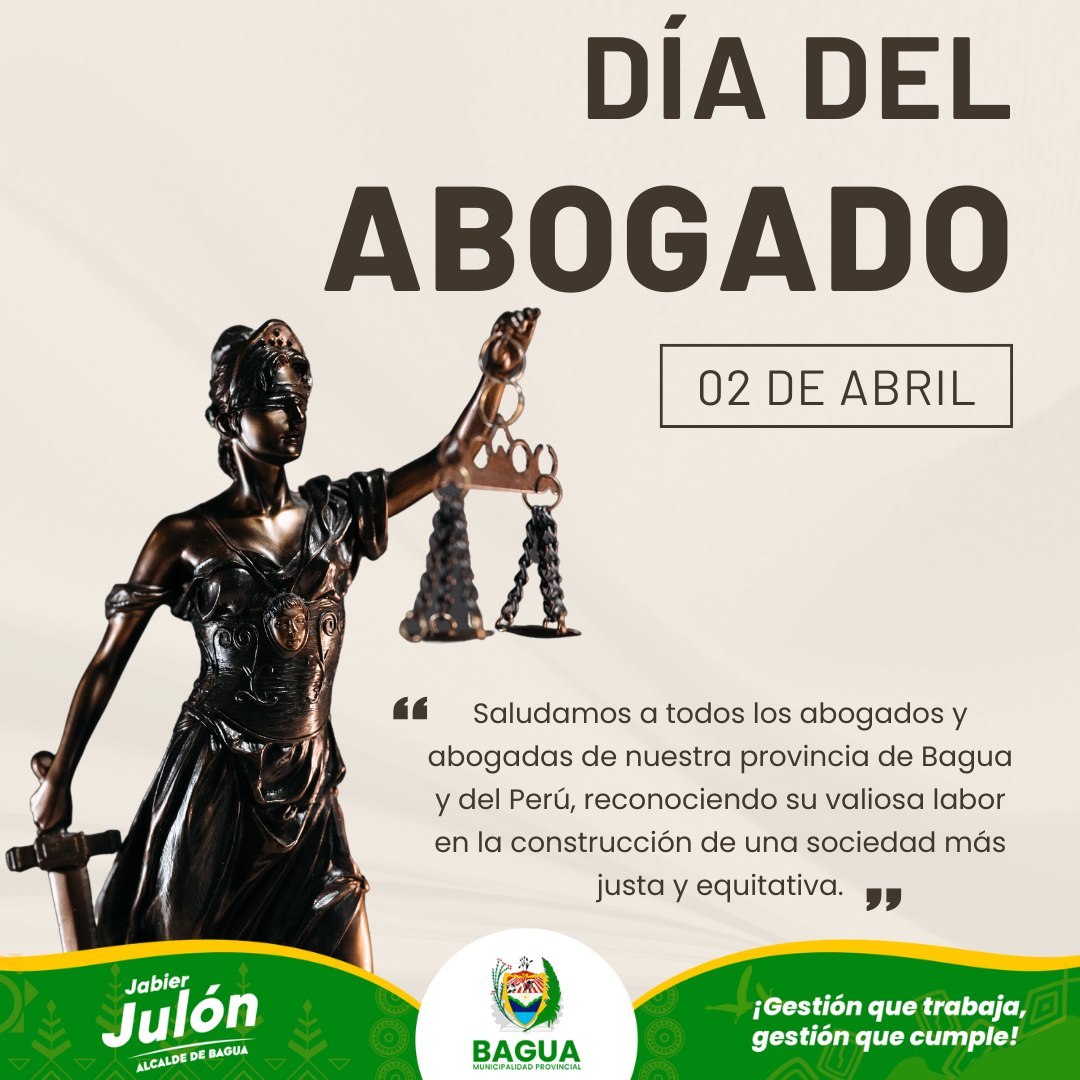 ¡Feliz día del Abogado Peruano!