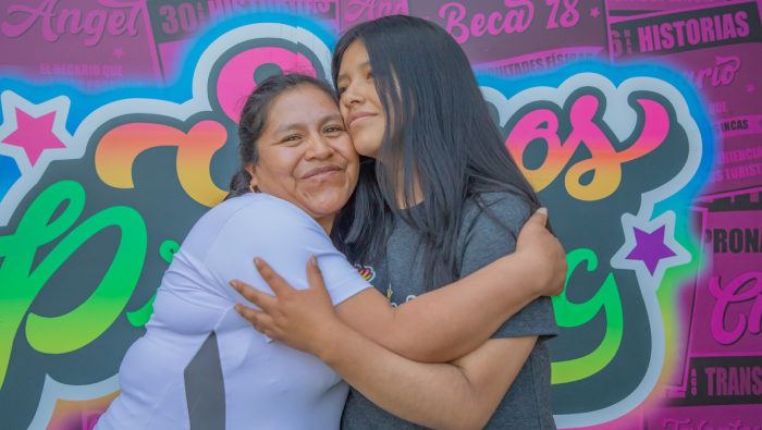 Sheyla Cruz y su mamá Ricardina, alegría del primer puesto de Beca 18 (1)