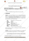 Vista preliminar de documento Resolución Administrativa