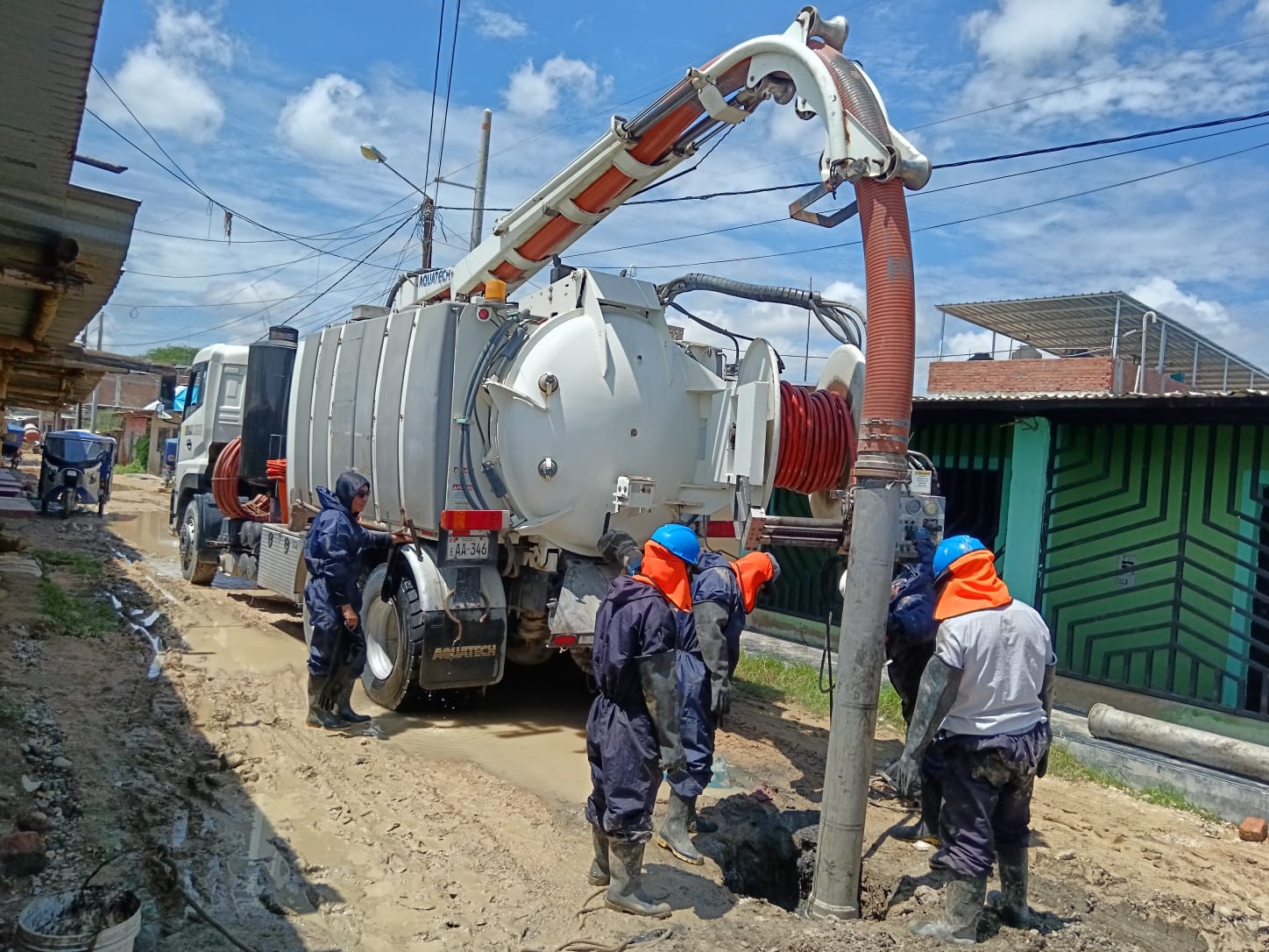 PIURA: Estrategia Cisternas e Hidrojets del OTASS beneficia a más de 62,000 pobladores de Tambo Grande y Lobitos