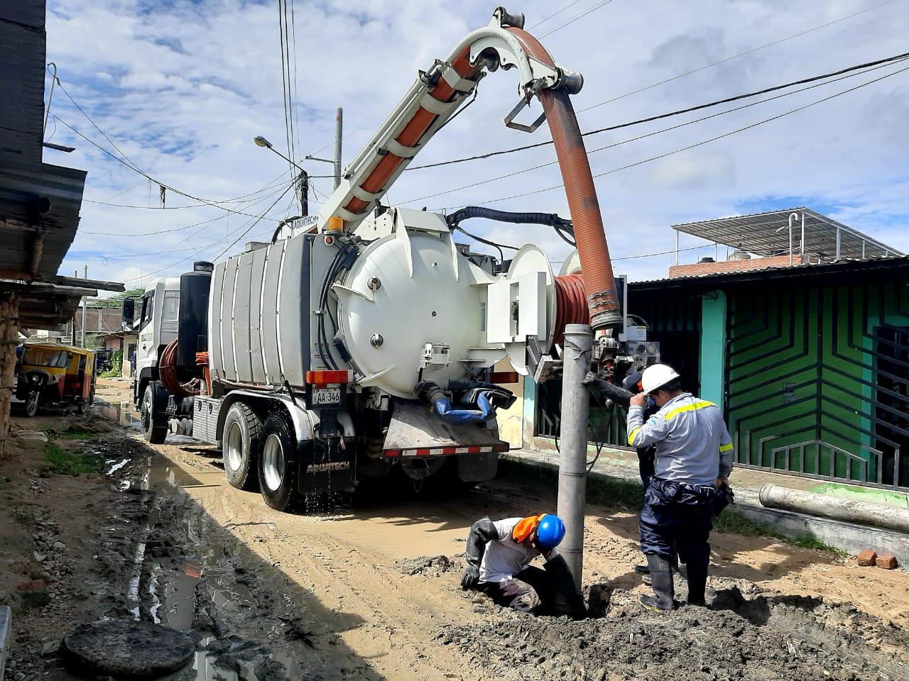 PIURA: Estrategia Cisternas e Hidrojets del OTASS beneficia a más de 62,000 pobladores de Tambo Grande y Lobitos