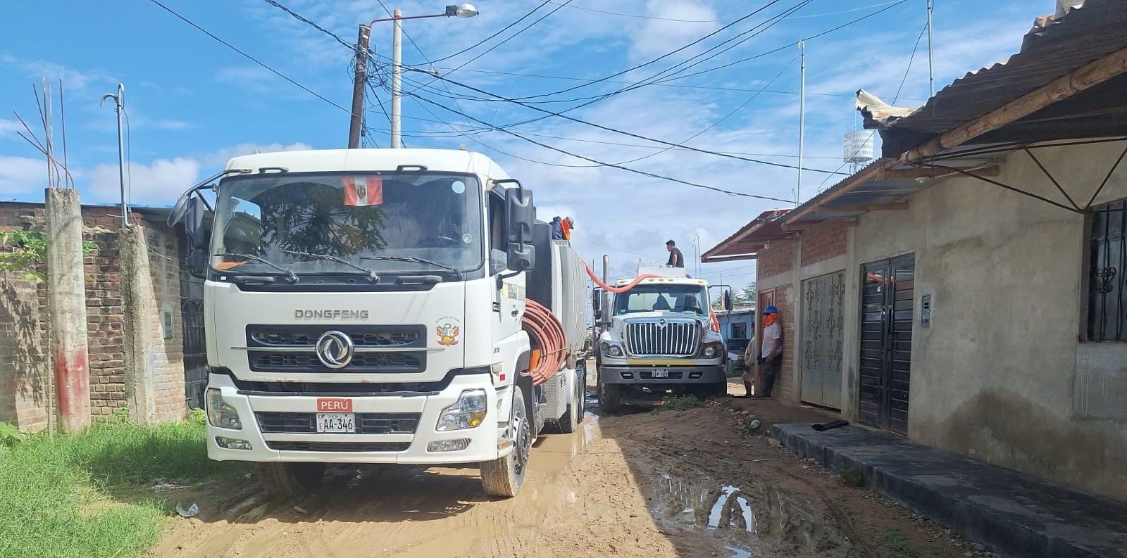 PIURA: Estrategia Cisternas e Hidrojets del OTASS beneficia a más de 62,000 pobladores de Tambo Grande y Lobitos