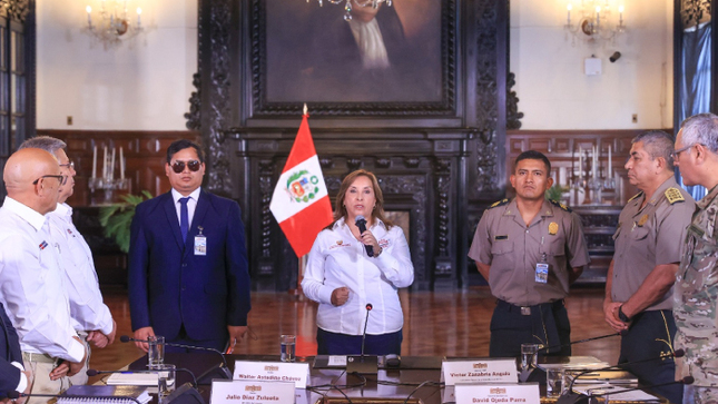 Presidenta Boluarte: No permitiremos que nuestros policías sean juzgados como criminales por defender a la sociedad