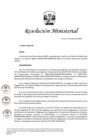 Vista preliminar de documento RM N° 00347-2025-DE (Aceptar la renuncia formulada por el Sr. Silva Cabrejo al cargo de Asesor)