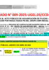 Vista preliminar de documento COMUNICADO 9 - CONVOCATORIA ACTO PUBLICO