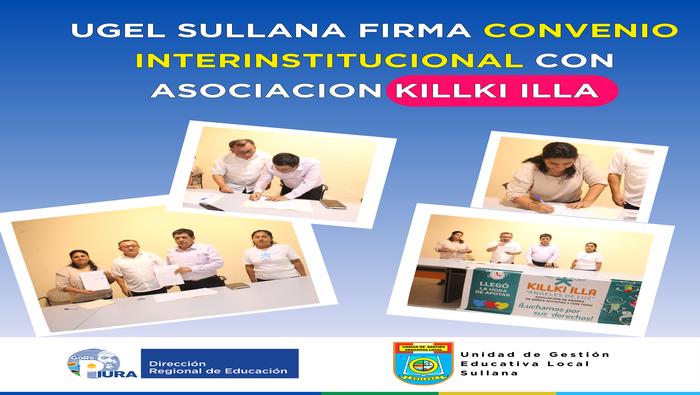 Firma de Convenio KILLKI ILLA
