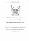 Vista preliminar de documento POI 2014