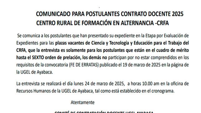 Crfa 2025