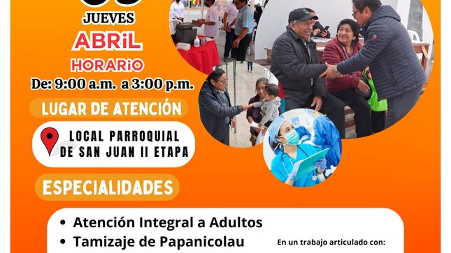 RIS Chilca Mala invita a vecinos a participar de Campaña de Salud Gratuita en San Juan II Etapa - Mala Cañete