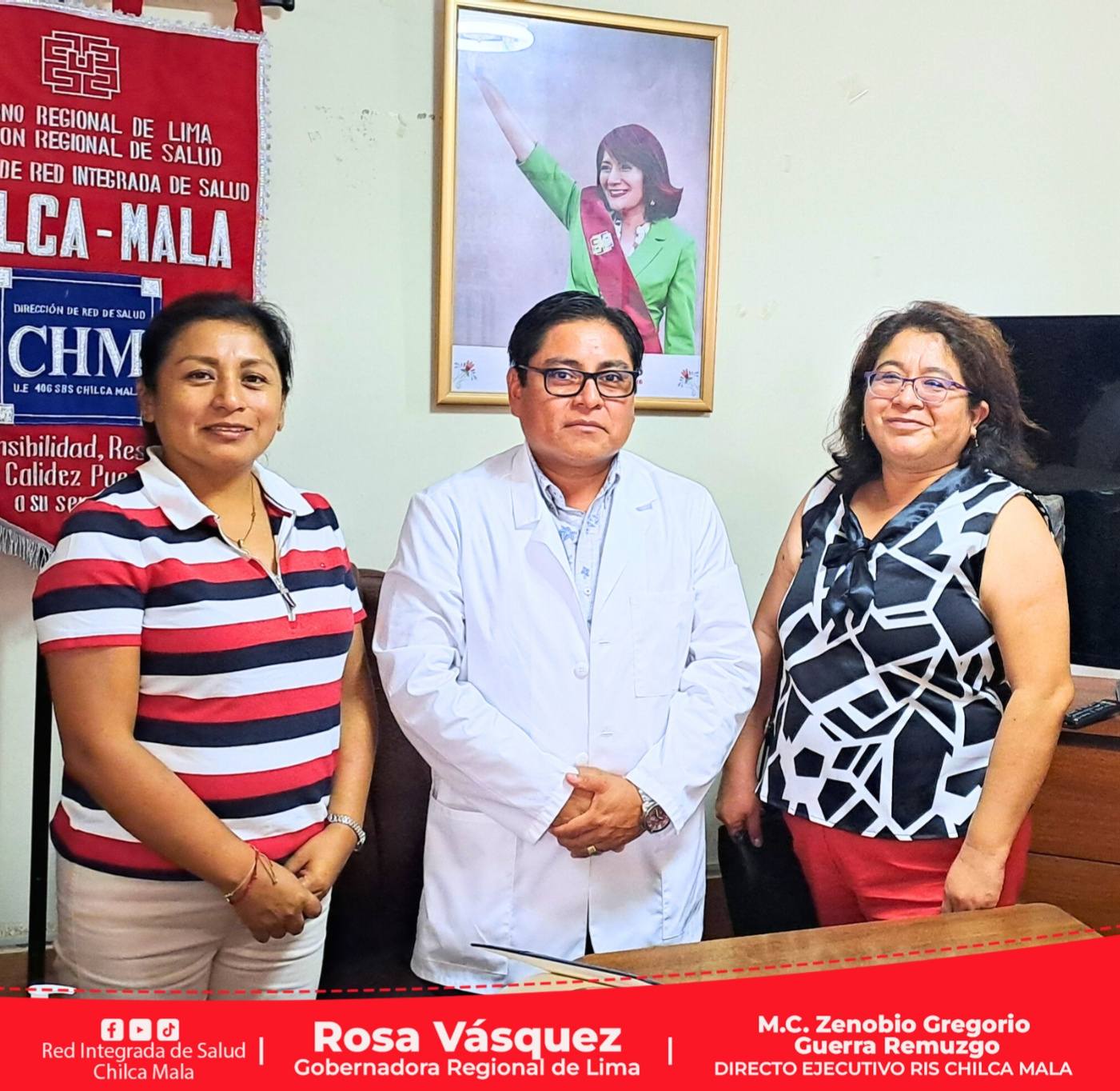 Director Ejecutivo de la RIS Chilca Mala sostiene importante reunión con la Jefe de Medicina Legal de Mala
