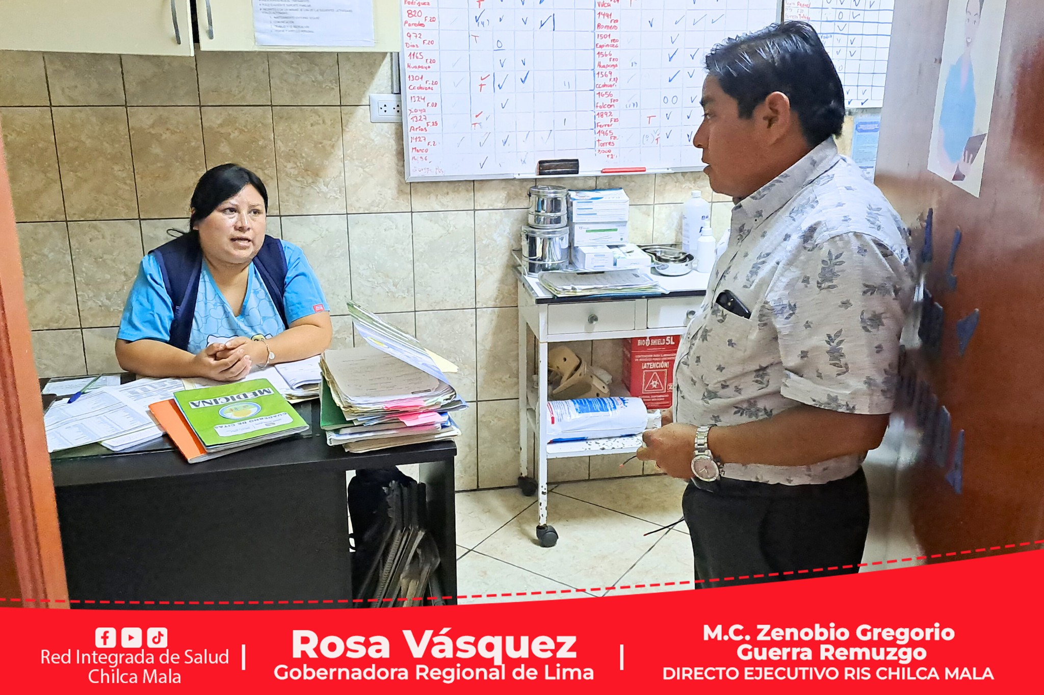 RIS Chilca Mala supervisa el Centro de Salud Mental Comunitario "Valle de la Esperanza"