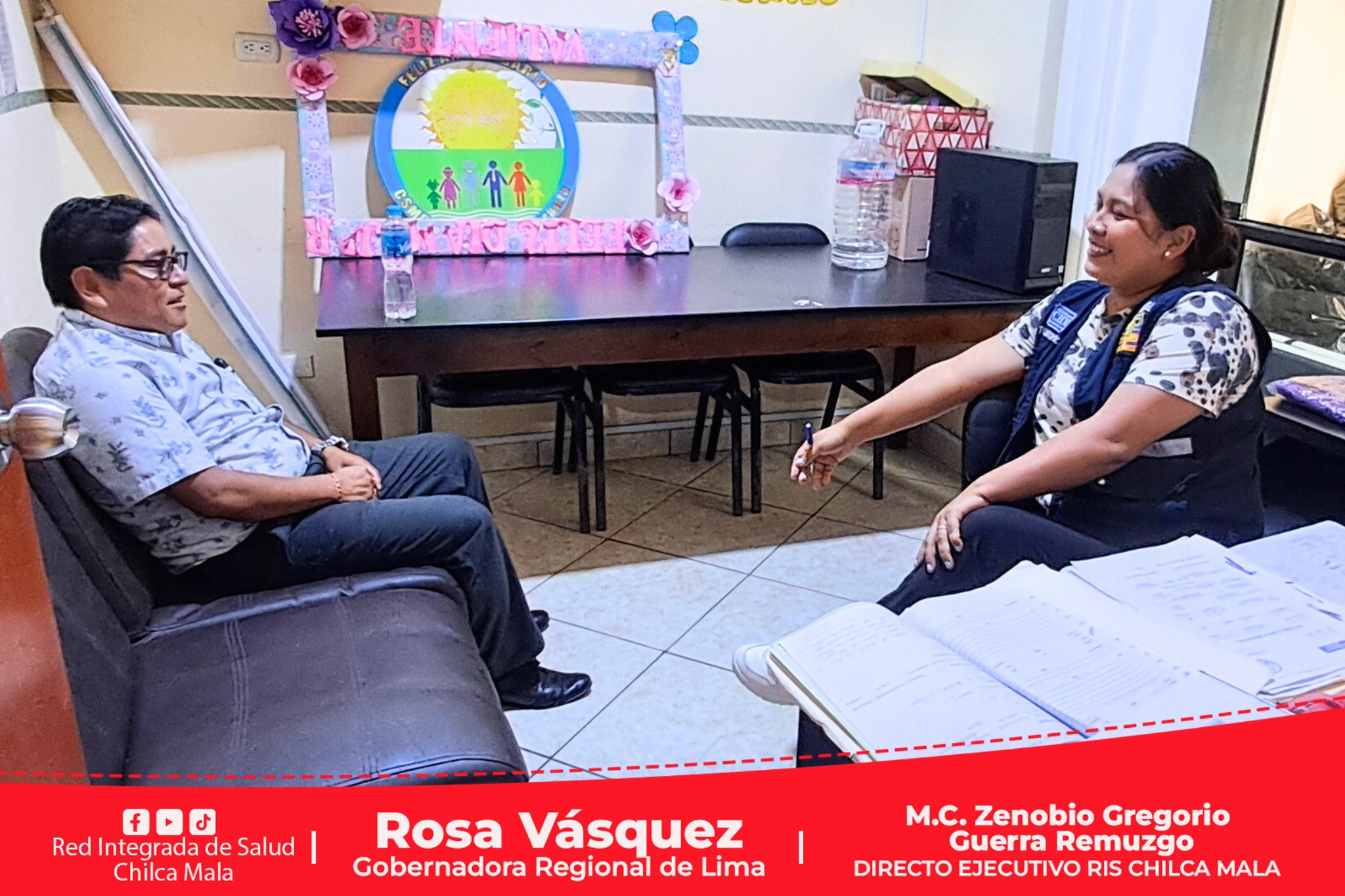 RIS Chilca Mala supervisa el Centro de Salud Mental Comunitario "Valle de la Esperanza"