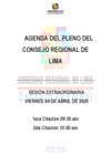 Vista preliminar de documento AGENDA DE SESIÓN DE CONSEJO REGIONAL N° 10-2025-CR/GRL