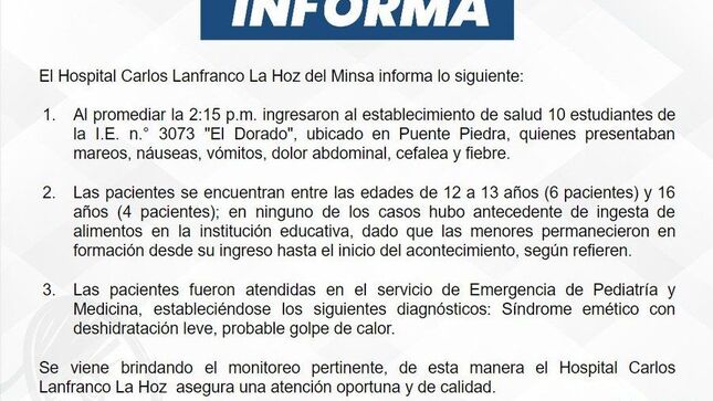 minsa informa