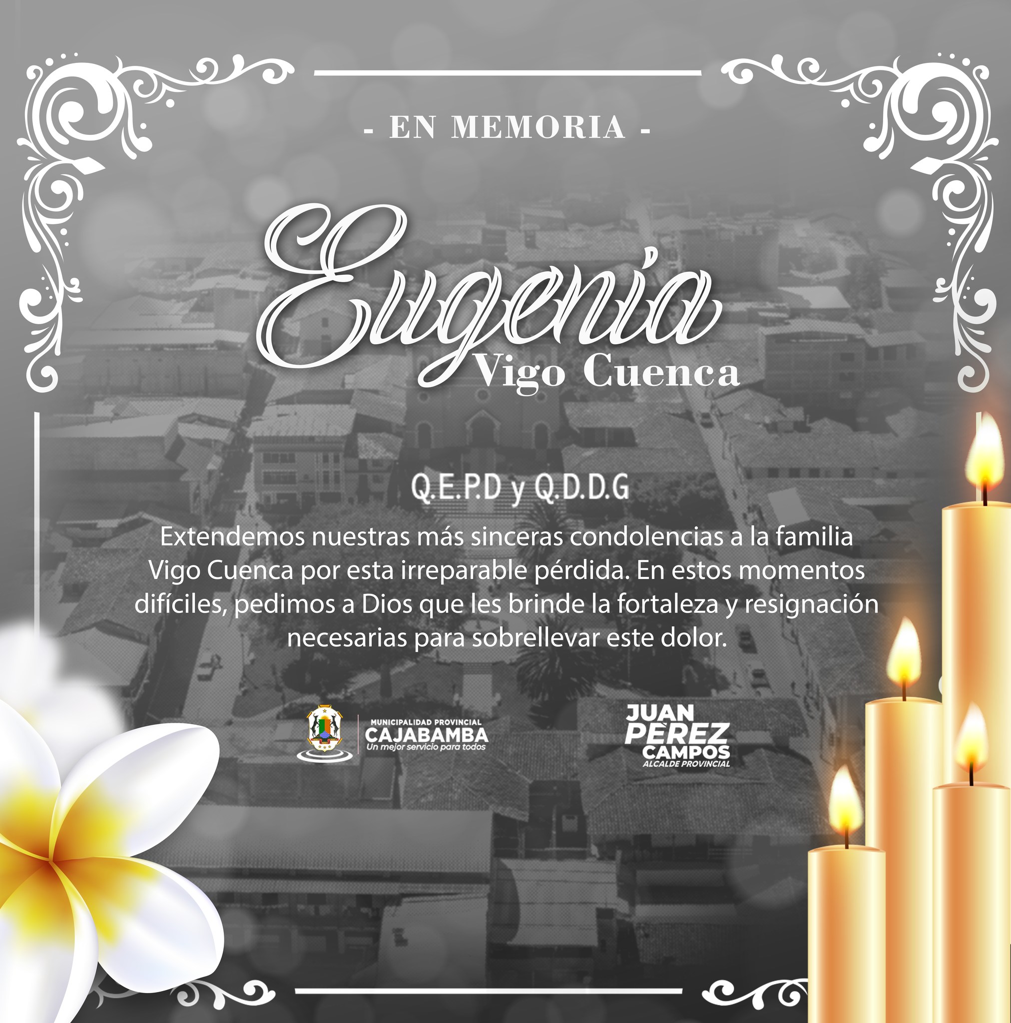 Nota de Pésame