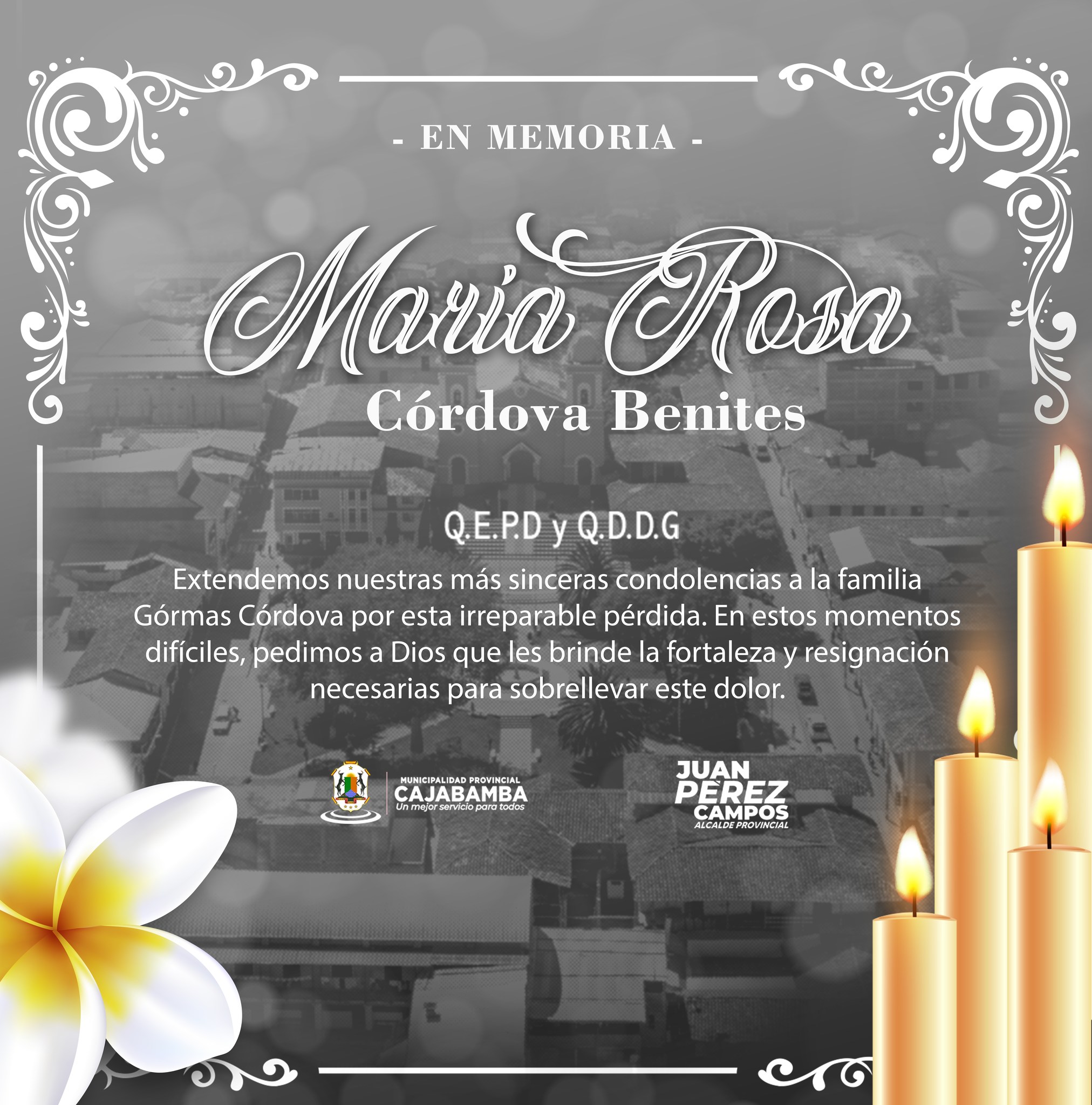 Nota de Pésame