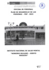 Vista preliminar de documento Plan de Desarrollo de las Personas - PDP - 2025.