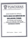 Vista preliminar de documento Texto Único de Servicios no exclusivos (TUSNE) RA N°130-2023