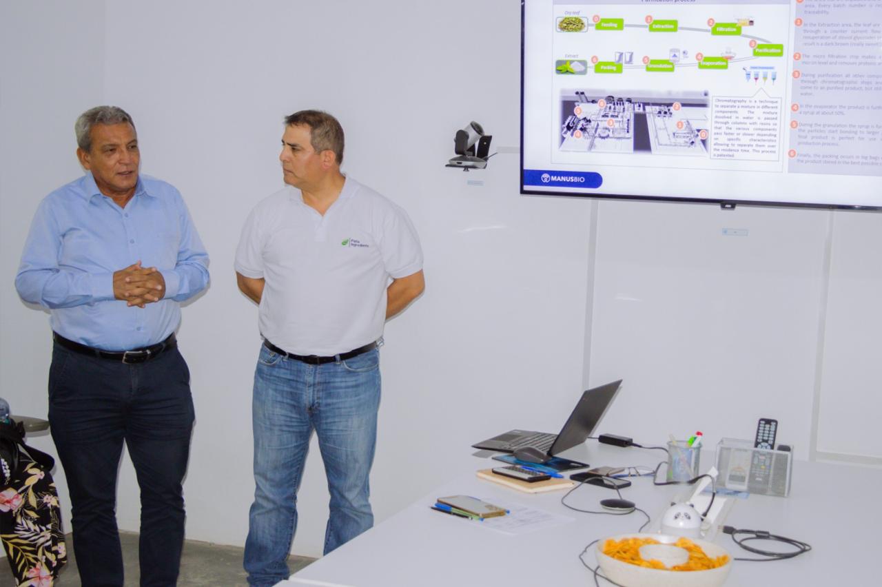 Sullana: agricultores participan en pasantía en planta procesadora de Stevia