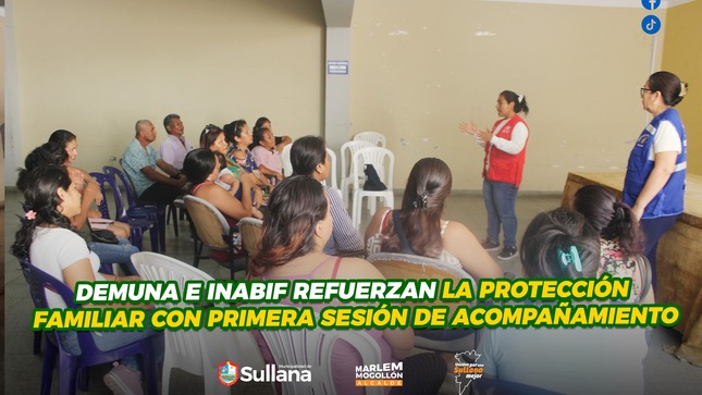 Demuna e INABIF refuerzan la protección familiar con primera sesión de acompañamiento. 