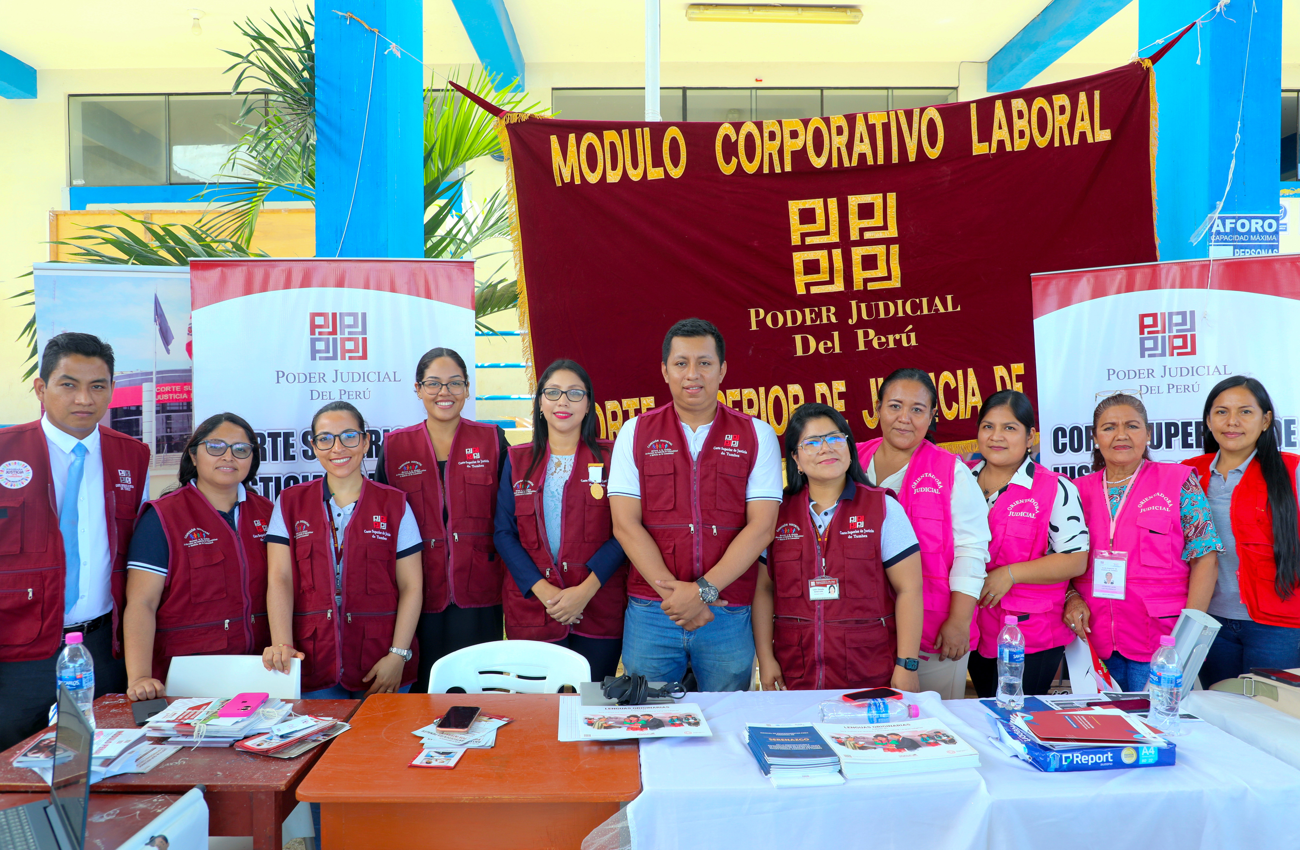 Corte Superior de Justicia de Tumbes Brindó Feria Informativa en Distrito de Canoas de Punta Sal