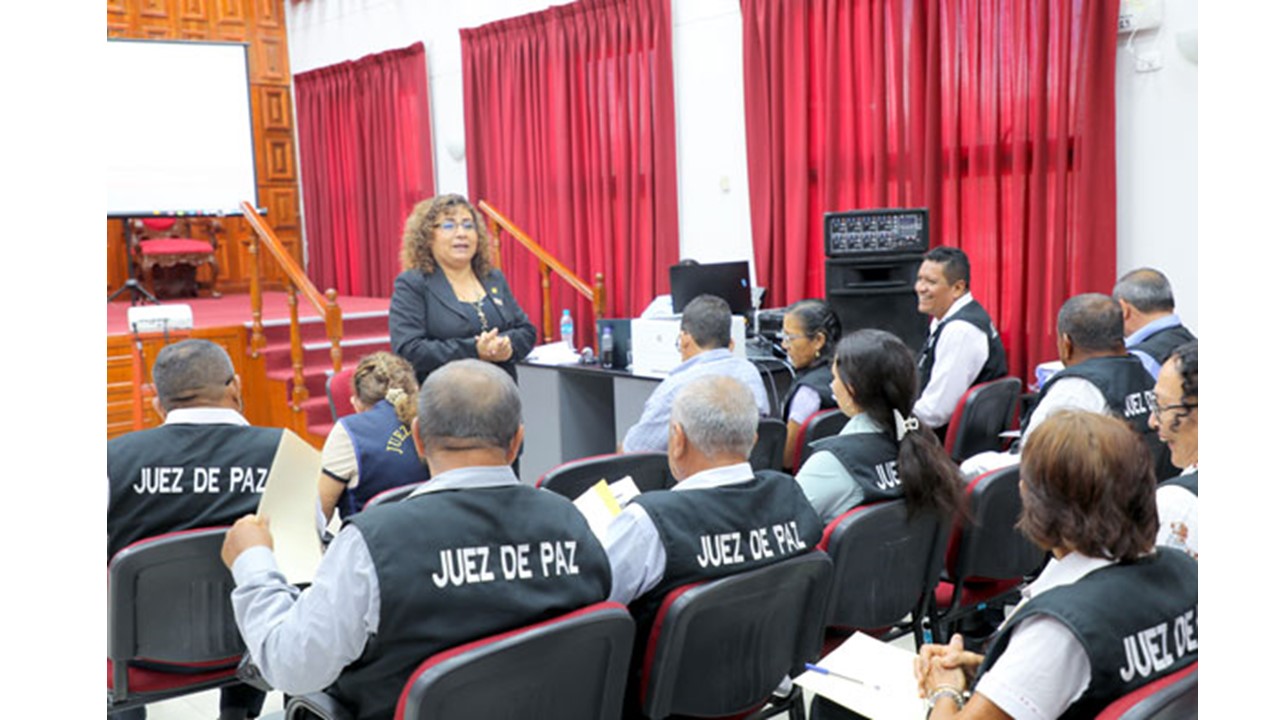 Jueces de Paz del Distrito Judicial de Tumbes Participan de Primera Jornada Nacional de Capacitación “Conociendo la Justicia De Paz”