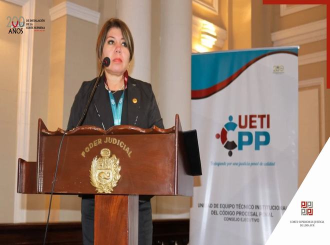 Impecable dirección de la Dra. Katya Cabanillas Díaz en el “I Encuentro de Jueces y Juezas Formador de Formadores”