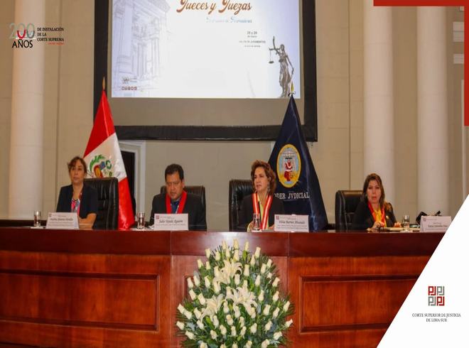 Impecable dirección de la Dra. Katya Cabanillas Díaz en el “I Encuentro de Jueces y Juezas Formador de Formadores”