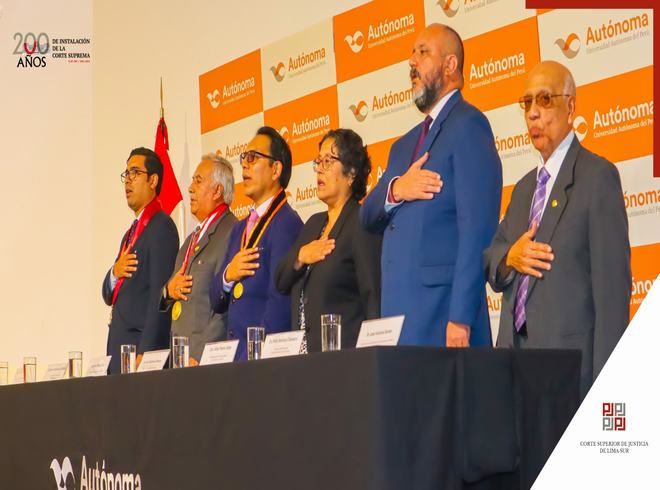 Presidenta de la Corte de Lima Sur brindó conferencia magistral por el Día del Abogado 