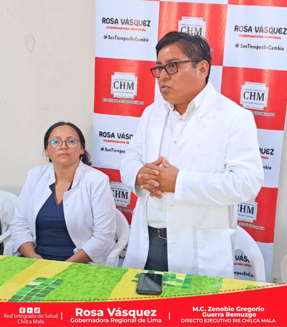 RIS Chilca Mala: M.C. Nora Emperatriz Carnero Tueros es la nueva jefe del Centro de Salud de Mala.