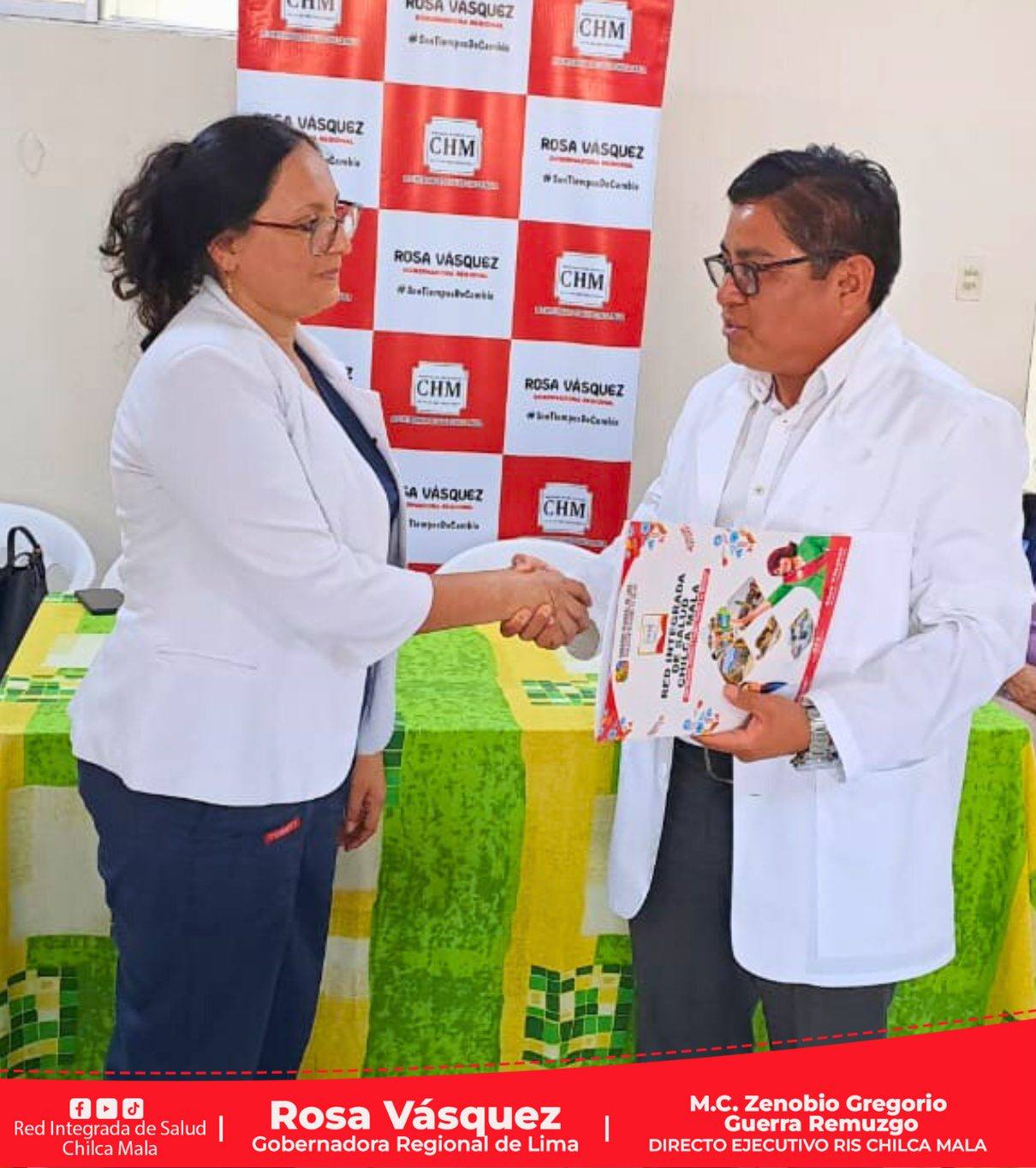 RIS Chilca Mala: M.C. Nora Emperatriz Carnero Tueros es la nueva jefe del Centro de Salud de Mala.