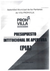 Vista preliminar de documento PIA 2025 PROHVILLA