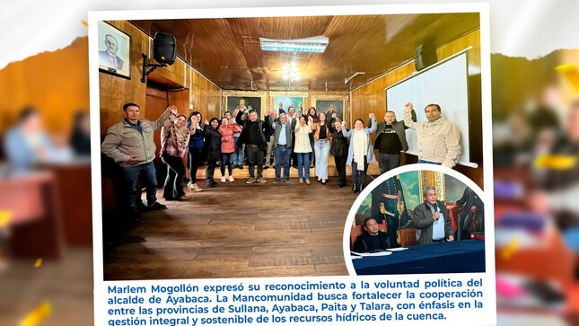 Ayabaca se una oficialmente a la mancomunidad de la Cuenca del Chira 