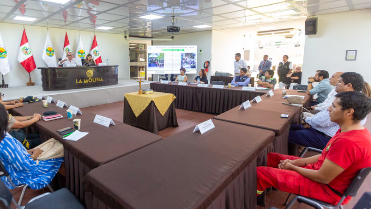 Municipalidad de La Molina lidera reunión del CODISEC para fortalecer la seguridad en el distrito