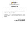 Vista preliminar de documento Comunicado N°004 del Concurso Público de Méritos Nº 009-2025-OSCE