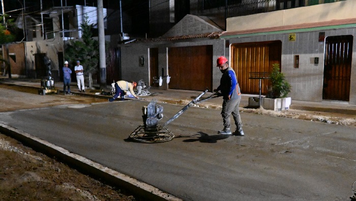 Trabajos de mantenimiento vial
