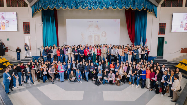 Asistentes a al charla por el Día INternacional de la Mujer