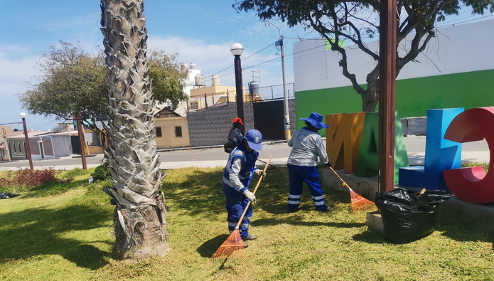 Jornada de Trabajo en Áreas Verdes de Mollendo