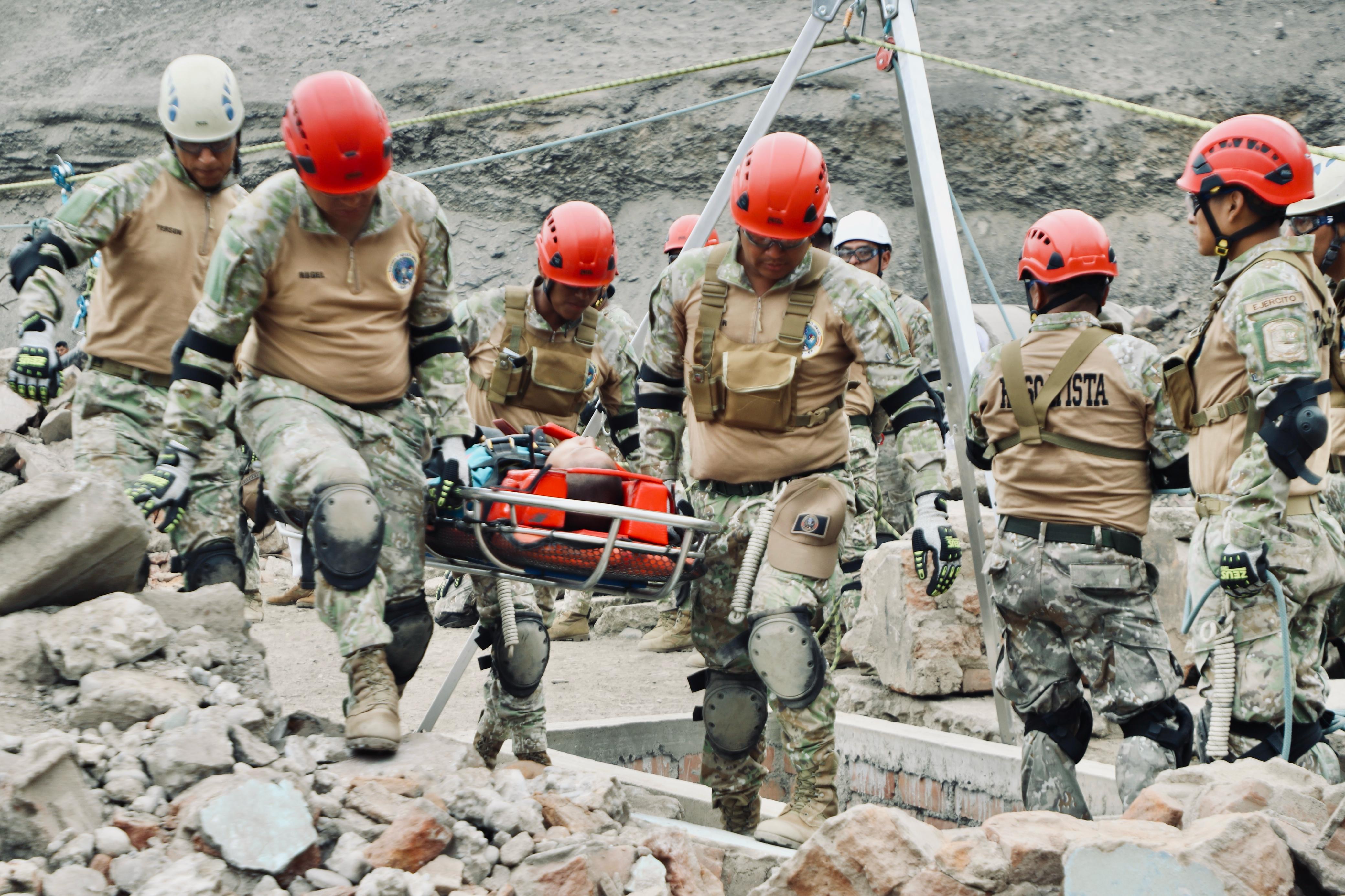Fuerzas Armadas presentan equipos USAR de élite para respuesta ante emergencias y desastres
