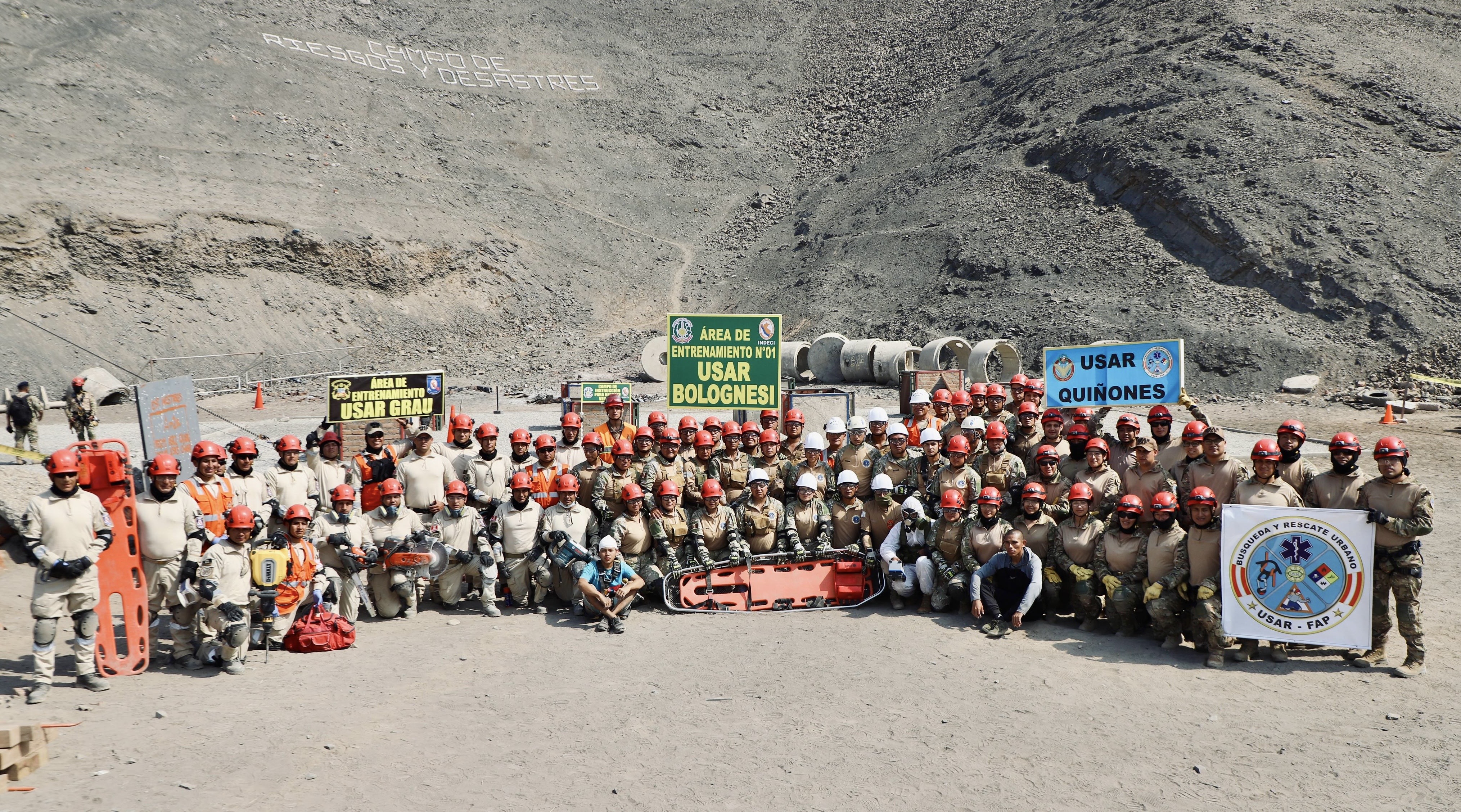 Fuerzas Armadas presentan equipos USAR de élite para respuesta ante emergencias y desastres