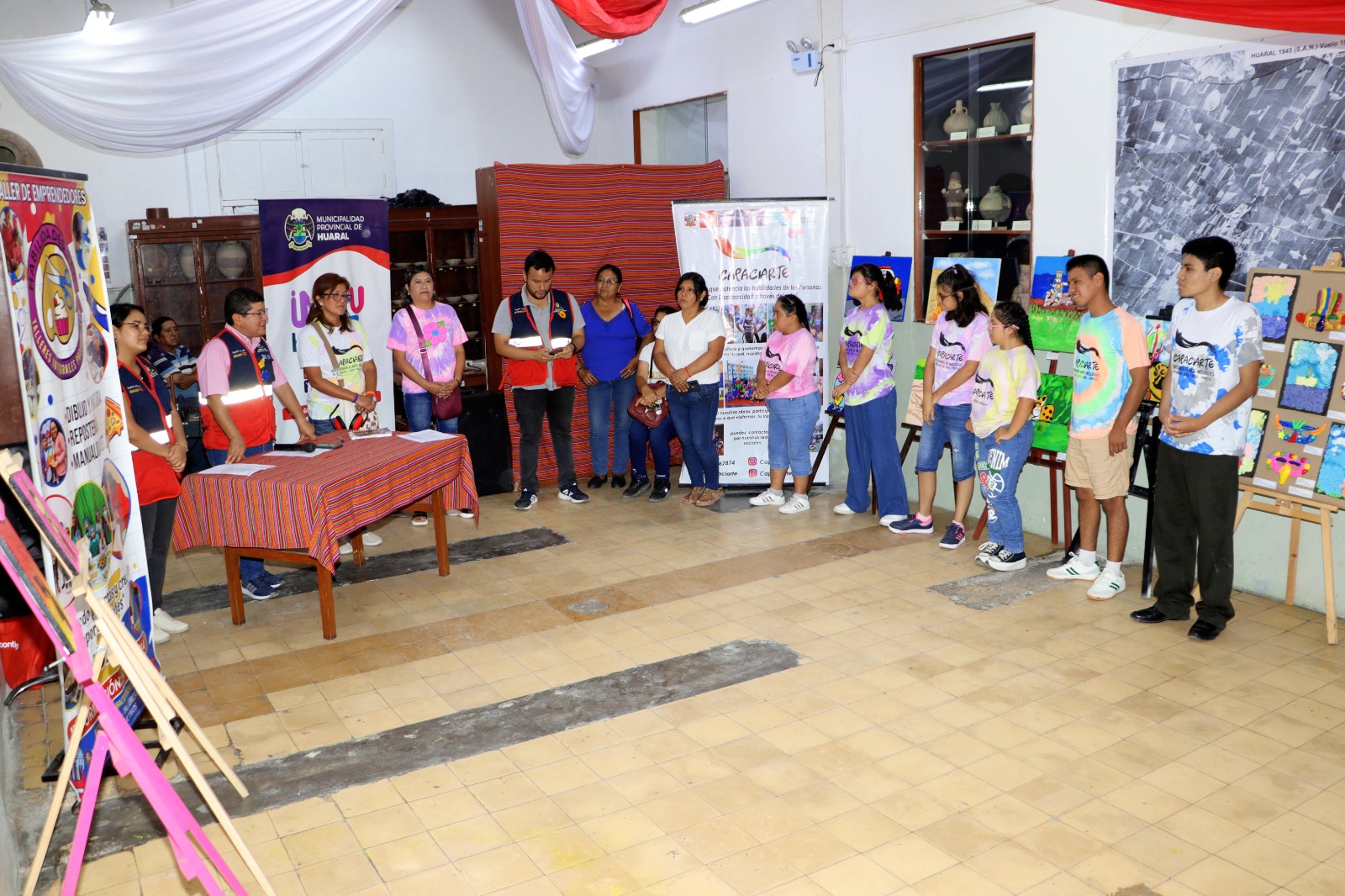 Municipalidad Provincial de Huaral abre espacio para muestras artísticas de personas con discapacidad