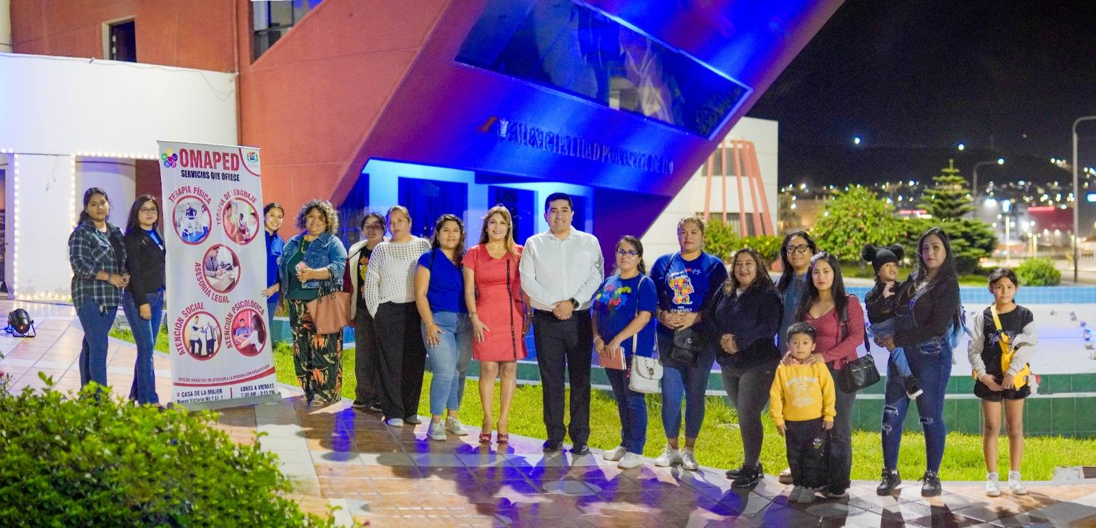 En conmemoración por el Día Mundial de la Concienciación sobre el Autismo.